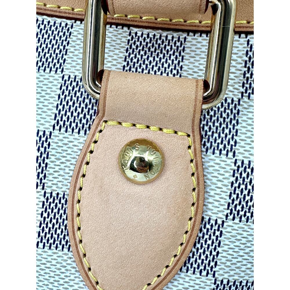 Louis Vuitton Hampstead PM Damier Azur Canvas Tote Bag w/ Dust Bag - Picture 3 of 14